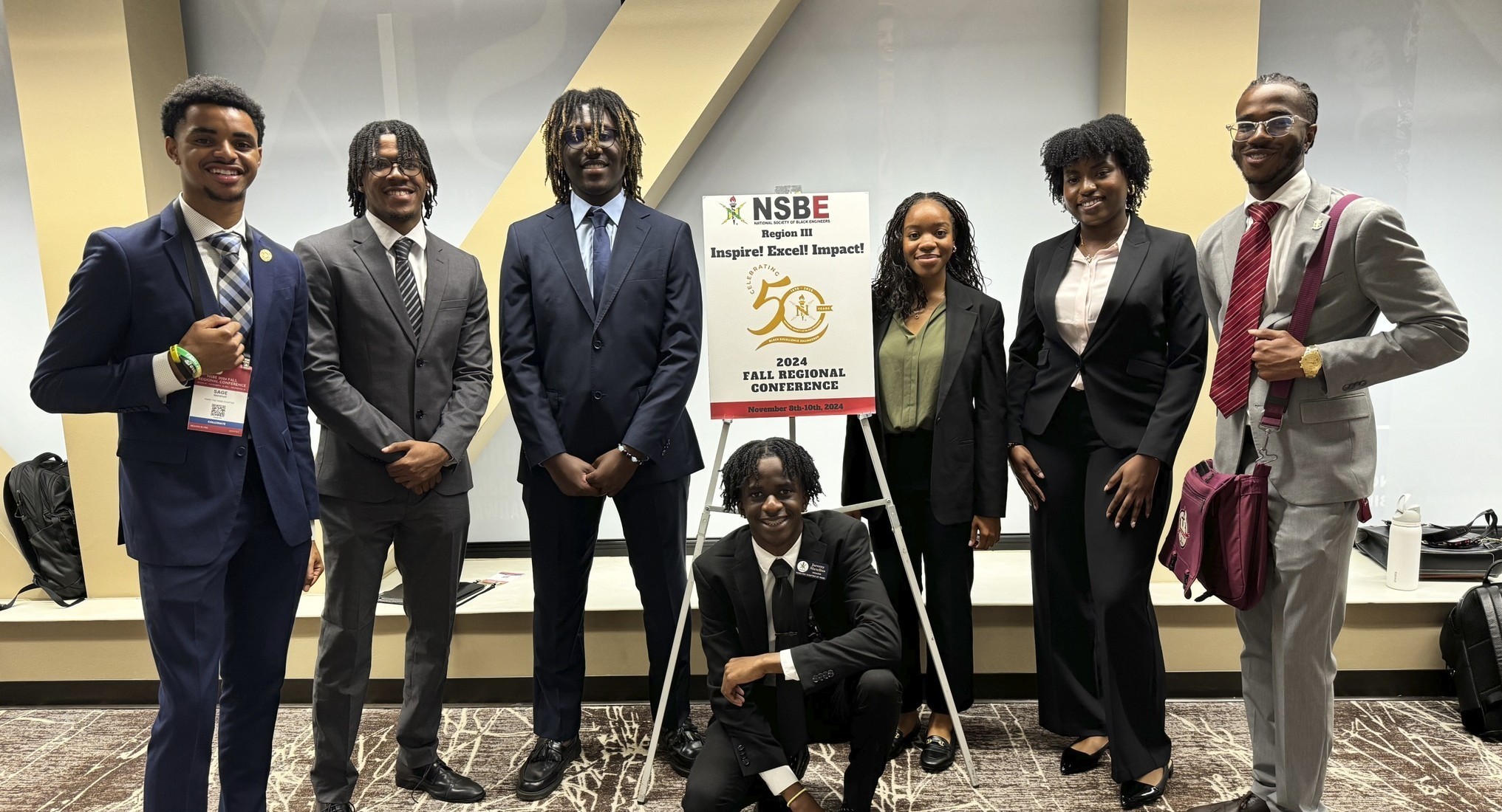 Students preparing for NSBE conference